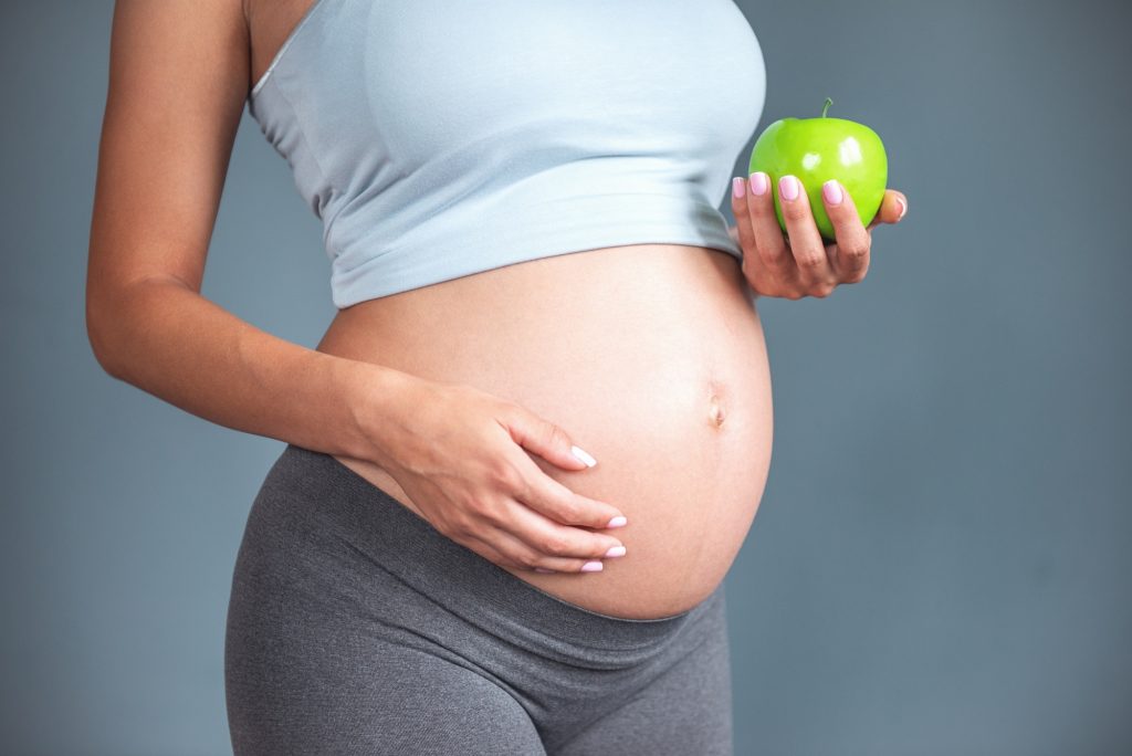 Beautiful pregnant woman